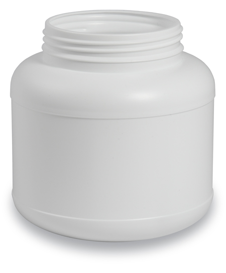 1500-95 TE Round Squat Jar White
