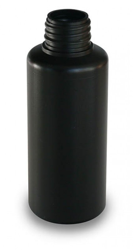 190-28 TE Round Bottle Black 
