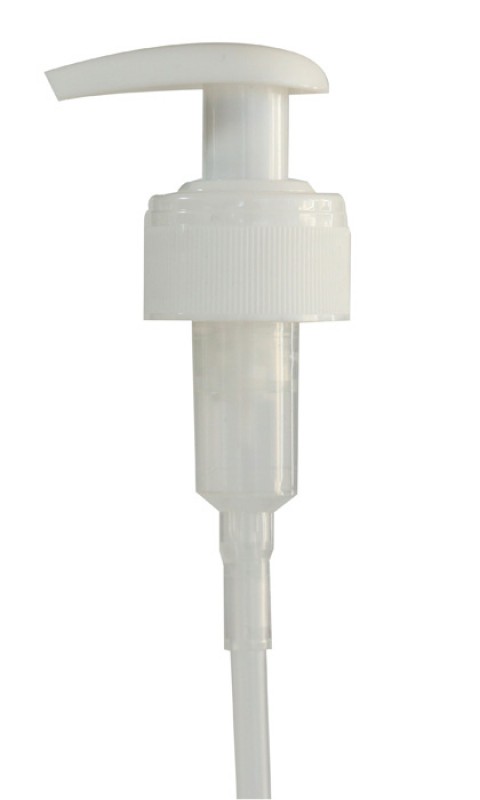 28mm Ribbed Pump White 