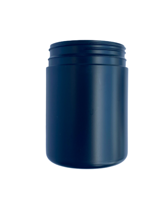 2500-95 TE Round Jar Black 