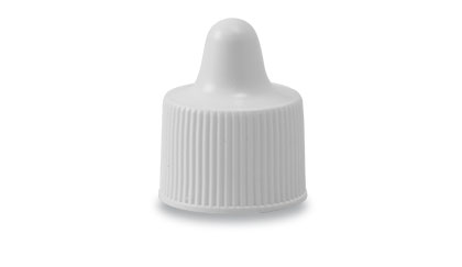 15mm Eye Dropper Cap White