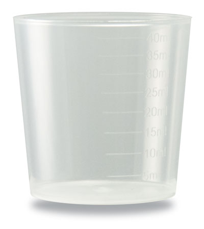 40ml Medicine Cup Clear
