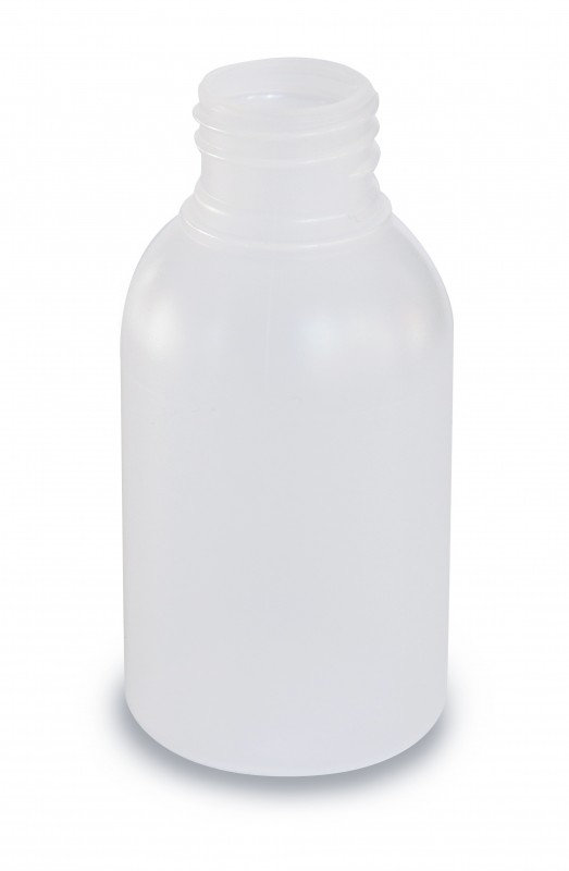 125-28 CS Round Boston Bottle Natural