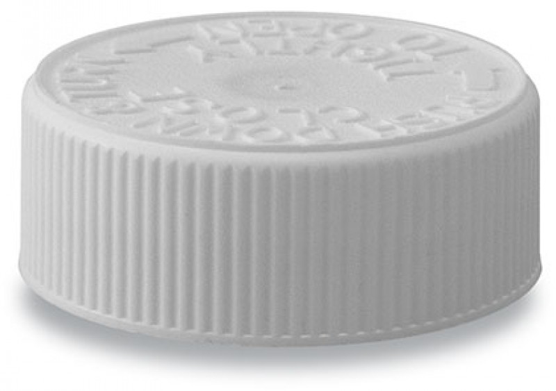 38mm CRC Wadded Cap White 