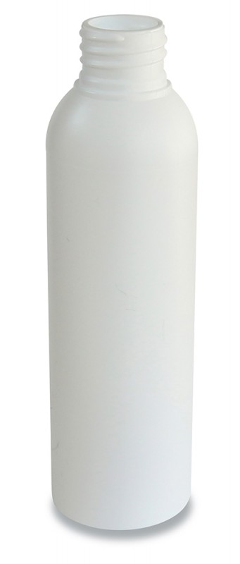 250-28 CS or TE Round Boston Bottle White 