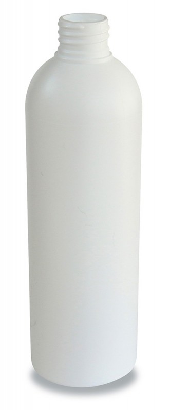 500-28 CS or TE Round Boston Bottle White 