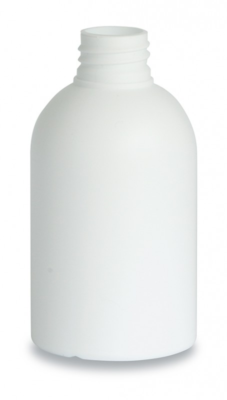 250-28 CS or TE Round Squat Boston Bottle White 